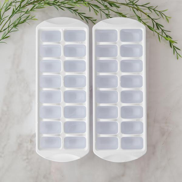Single Ice Cube Tray Sterilite 72408012 Stacking MADE in the USA White 1 