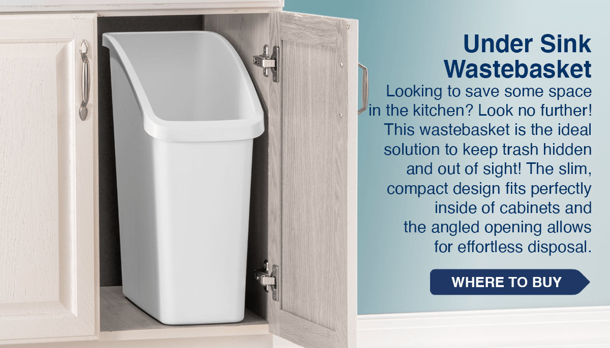 Under Sink Wastebasket looking to save some space in the kitchen?
